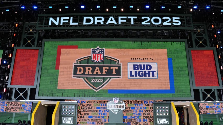 GREEN BAY, WI – APRIL 24: A general view of the stage prior to round one of the 2025 NFL Draft on April 24, 2025 in Green Bay, Wisconsin. (Photo by Perry Knotts/Getty Images)