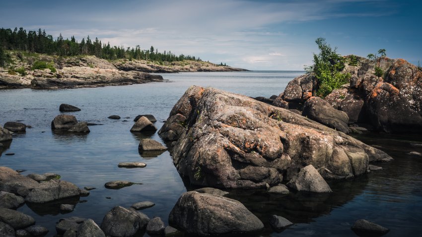 Rock Harbor at Isle Royale, Michigan